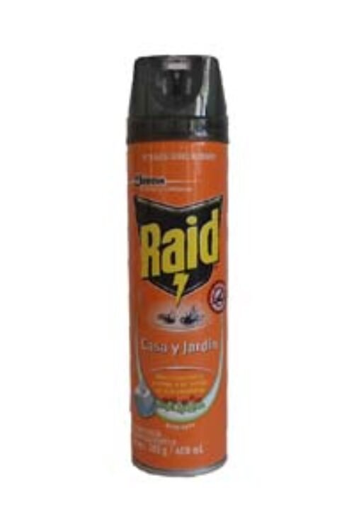 Insecticida Raid Casa y Jardin  400 mls