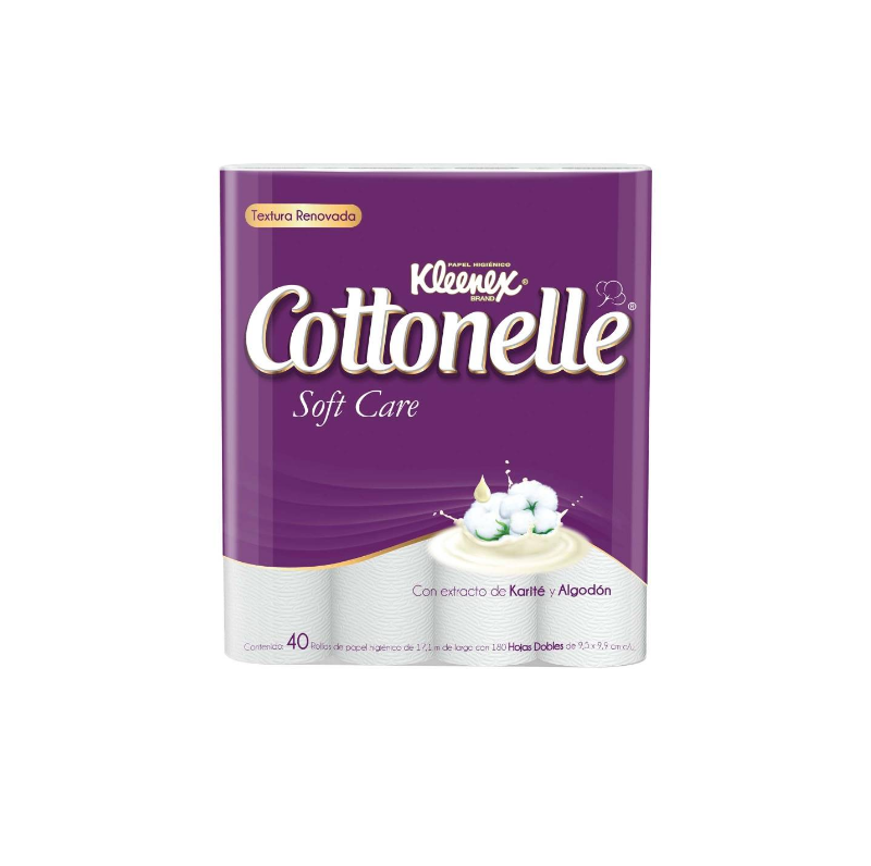 Higiénico Tradicional Kleenex Cottonelle Soft Care