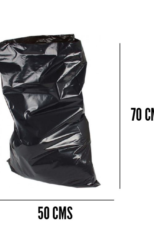 Bolsa negra para basura 50×70 centimetros
