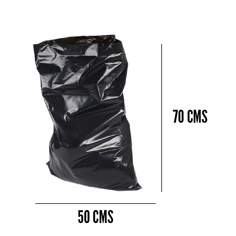 Bolsa negra para basura 50×70 centimetros