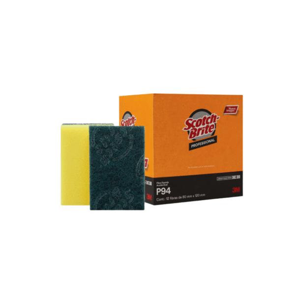 Fibra verde con esponja Scotch Brite P94